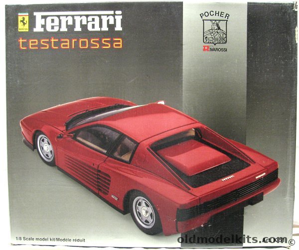 Pocher 1/8 Ferrari Testarossa, K51 plastic model kit